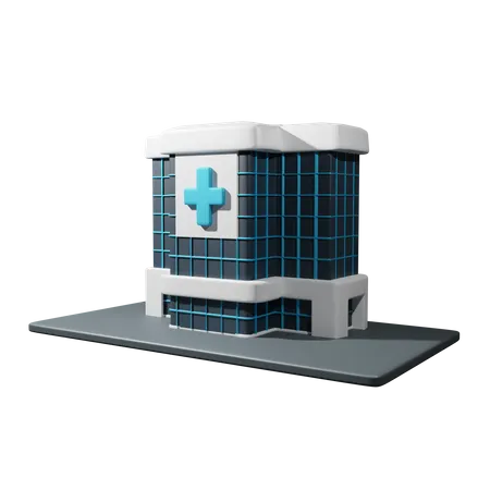 Hospital building 3D Icon