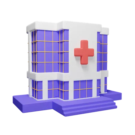 Hospital Building Download This Item Now 3D Icon