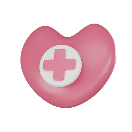Hospital cardíaco  3D Icon