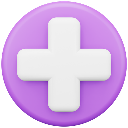 Hospital Cross 3D Icon