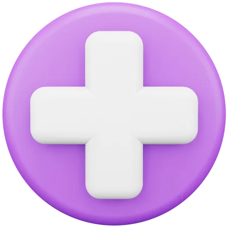 Hospital Cross  3D Icon