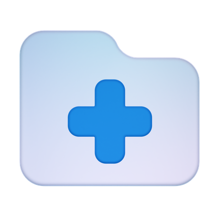 Hospital Folder  3D Icon