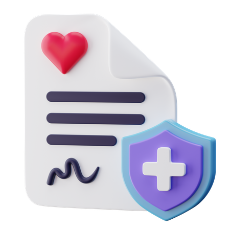 Hospital Healthcare Insurance  3D Icon