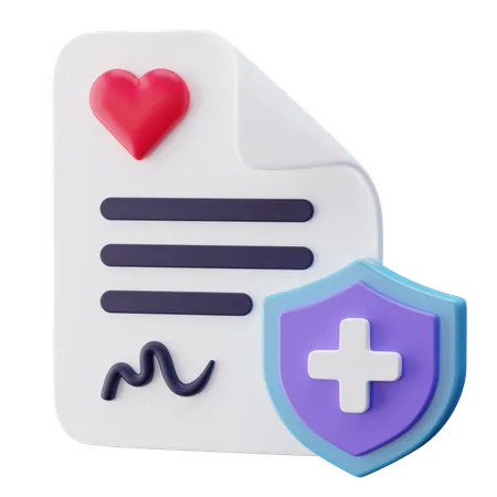 Hospital Healthcare Insurance  3D Icon