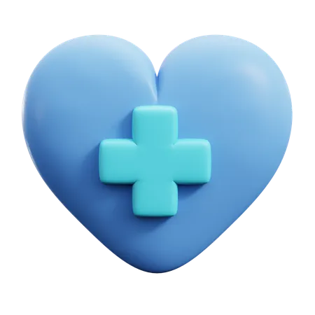Hospital Hearth  3D Icon
