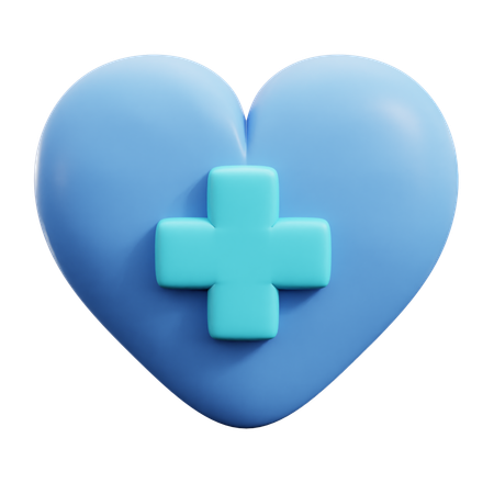 Hospital Hearth  3D Icon