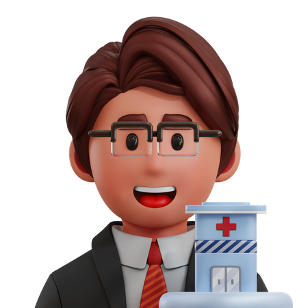 Hospital Manager  3D Icon