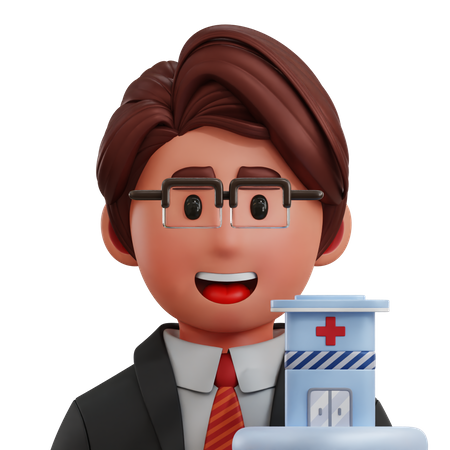 Hospital Manager  3D Icon