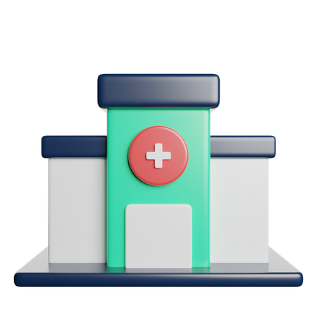 Hospital Medical Center  3D Icon