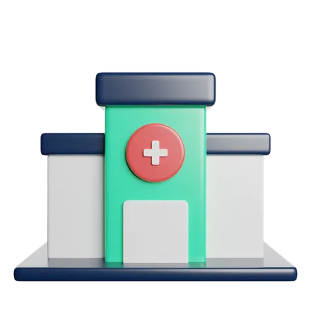 Hospital Medical Center  3D Icon