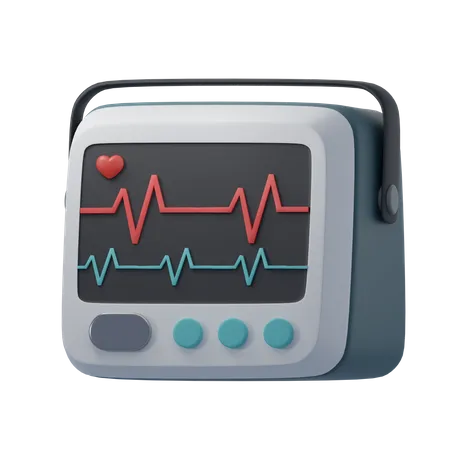 Hospital Monitor  3D Icon