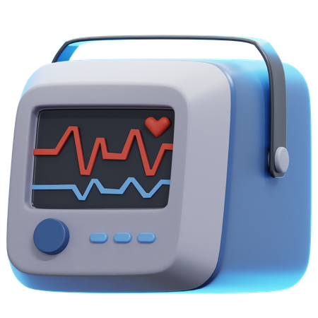 Hospital Monitor  3D Icon
