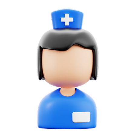 Hospital Nurse  3D Icon