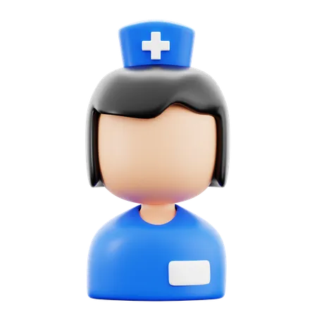 Hospital Nurse  3D Icon