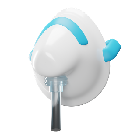 Hospital Oxygen Mask  3D Icon