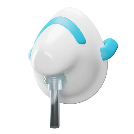 Hospital Oxygen Mask  3D Icon