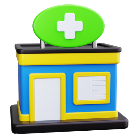 Hospital de mascotas  3D Icon