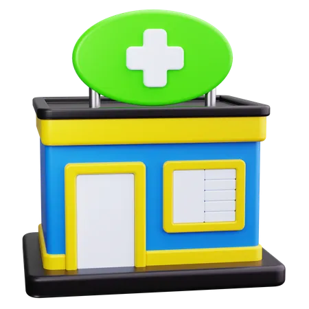 Hospital de mascotas  3D Icon