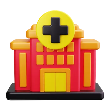 Hospital Safety  3D Icon