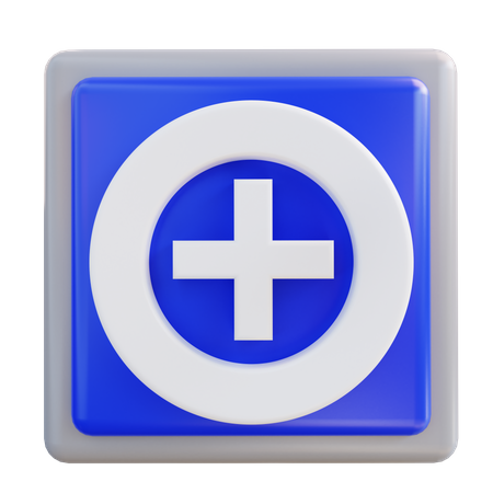 Hospital Sign  3D Icon
