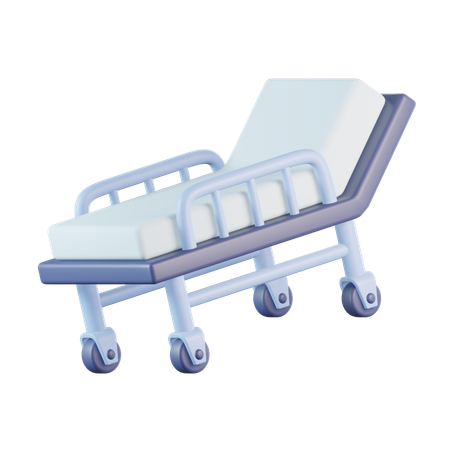 Hospital Stretcher  3D Icon