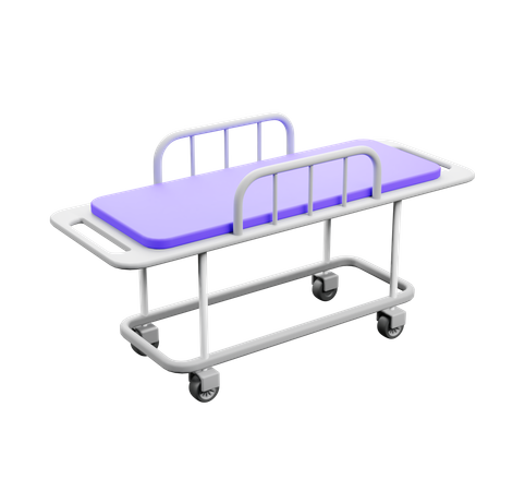 Hospital Stretcher  3D Icon