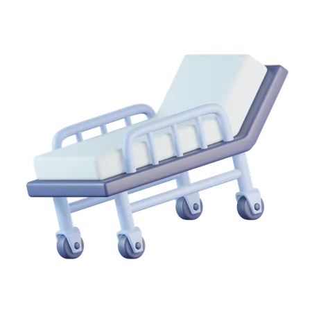 Hospital Stretcher  3D Icon