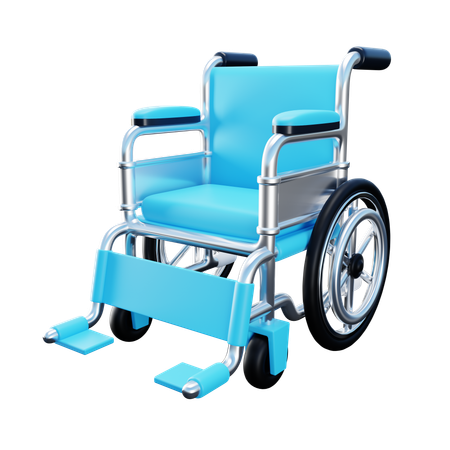 Hospital Wheelchair  3D Icon