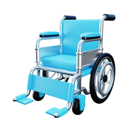 3 D Hospital Wheelchair 3D Icon