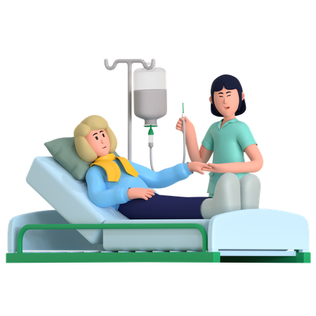 Hospitalization  3D Icon