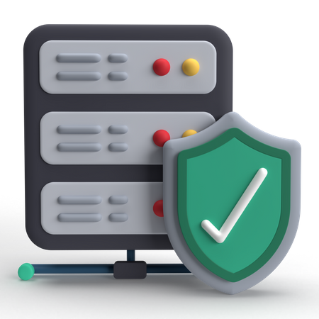 Hosting Protection  3D Icon