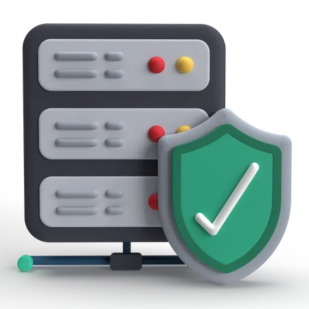 Hosting Protection  3D Icon