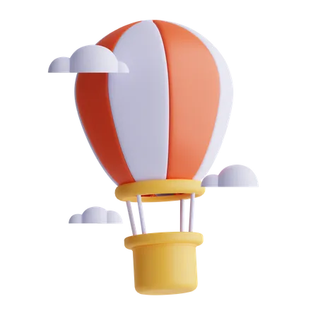 Hot Air Ballon 3D Icon