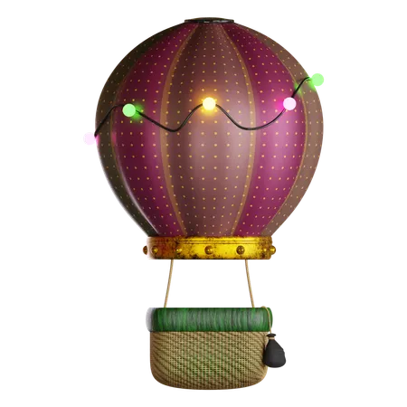 Hot Air Balloon  3D Icon