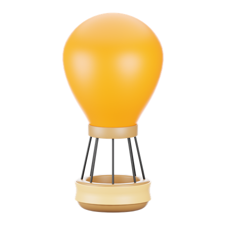 Hot air balloon  3D Icon