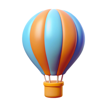 Hot Air Balloon  3D Icon