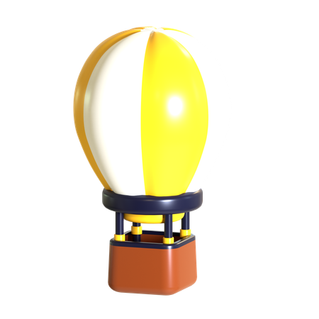 Hot Air Balloon  3D Icon