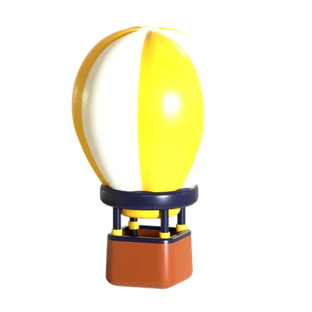 Hot Air Balloon  3D Icon