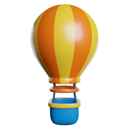 Hot Air Balloon  3D Icon