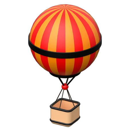 Hot air balloon  3D Icon