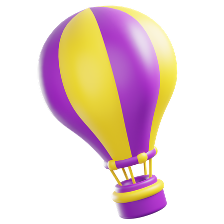 Hot Air Balloon  3D Icon