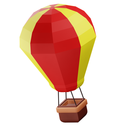 Hot Air Balloon  3D Icon