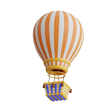 Hot Air Balloon  3D Icon