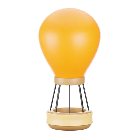 Hot air balloon  3D Icon