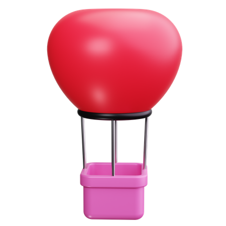 Hot air balloon  3D Icon