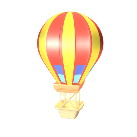 Hot Air Balloon  3D Icon