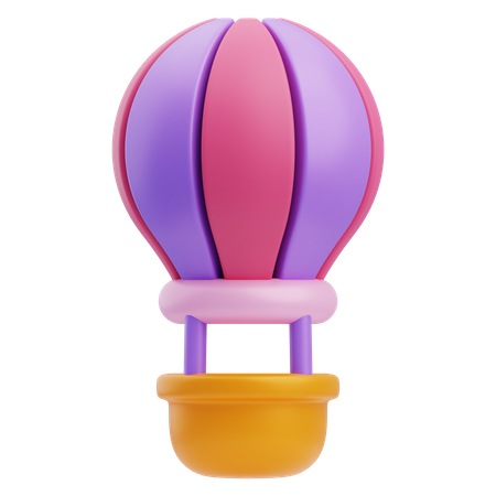 Hot Air Balloon  3D Icon