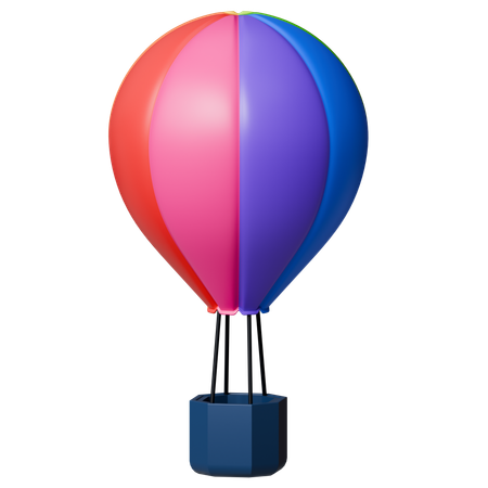 Hot Air Balloon  3D Icon