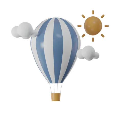 Hot Air Balloon  3D Icon