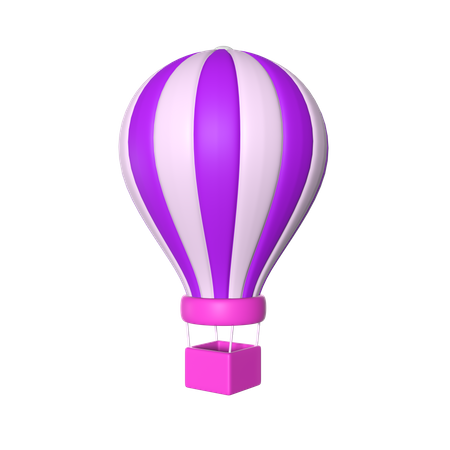 Hot Air Balloon  3D Icon